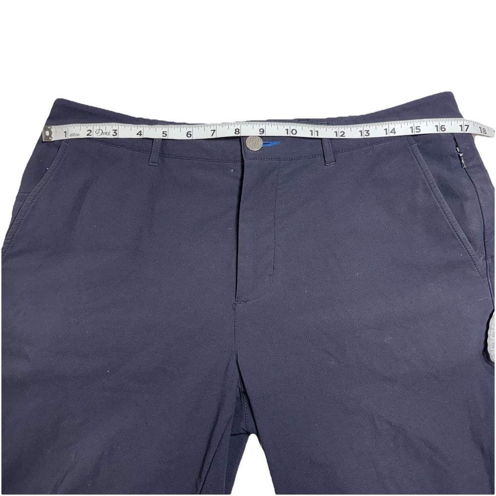Twillory Pants Men 32x30 Navy Blue Performance Trim Fit Chino Stretch Straight - Picture 6 of 8
